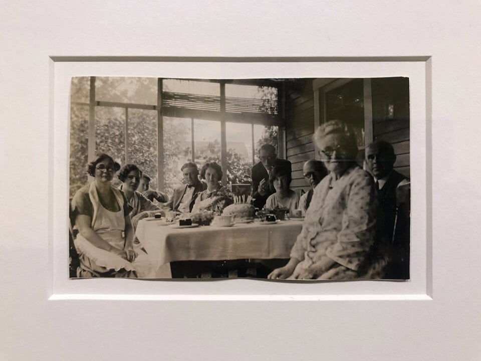 family picture exposed in the exhibition "food for the eyes" in berlin
