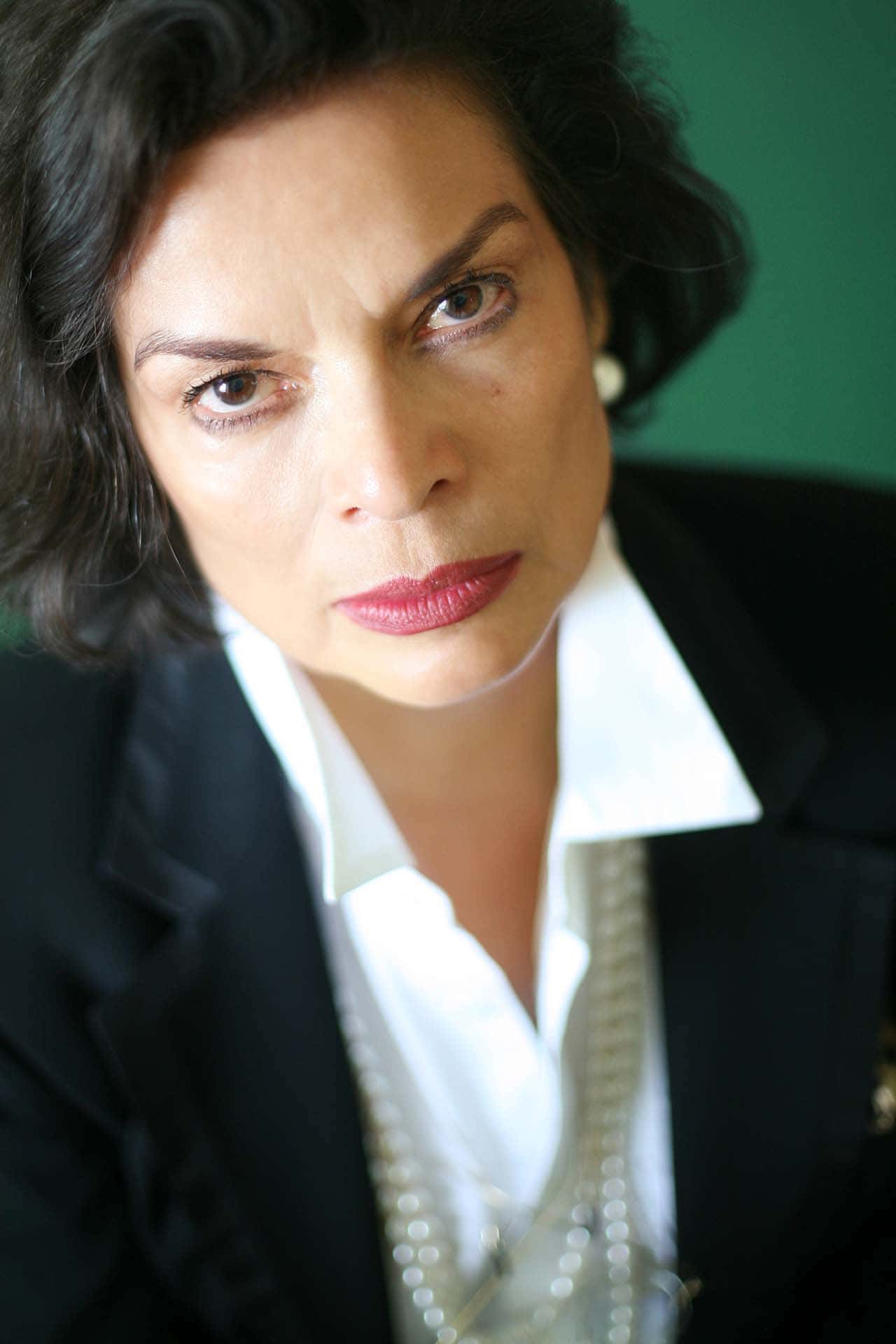 ritratto di bianca jagger fotografata da enzo dal verme per vanity fair 