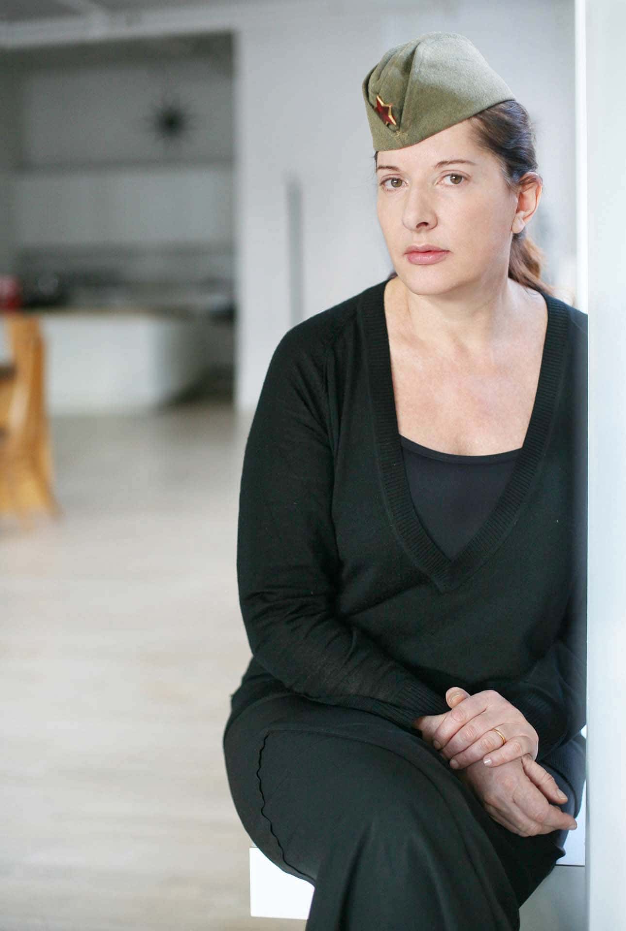 ritratto di marina abramovic fotografata da enzo dal verme per vanity fair 