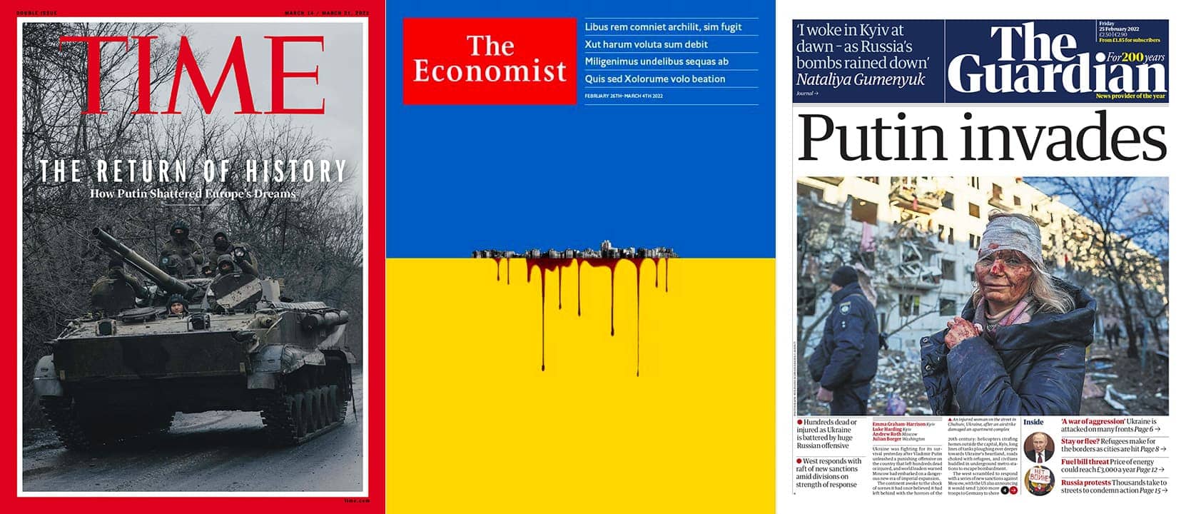 ukraine on magazines